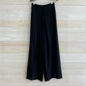 Moschino Black Wide Leg Flowy Pants